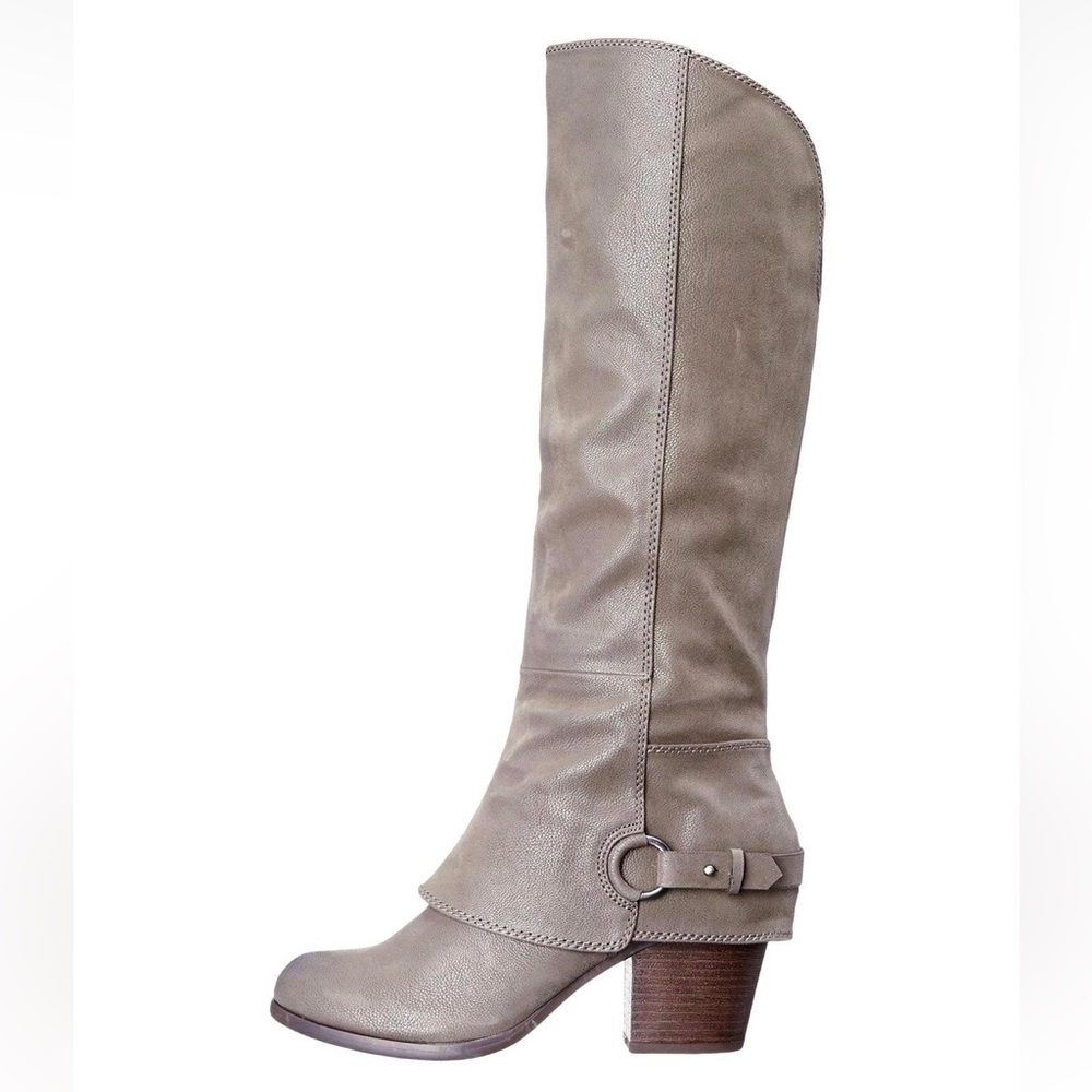 Fergalicious Gray Knee high Boots